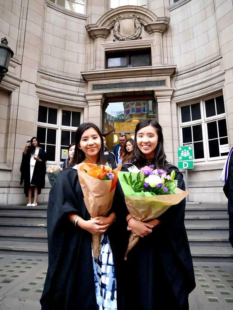 graduating with le twin sis