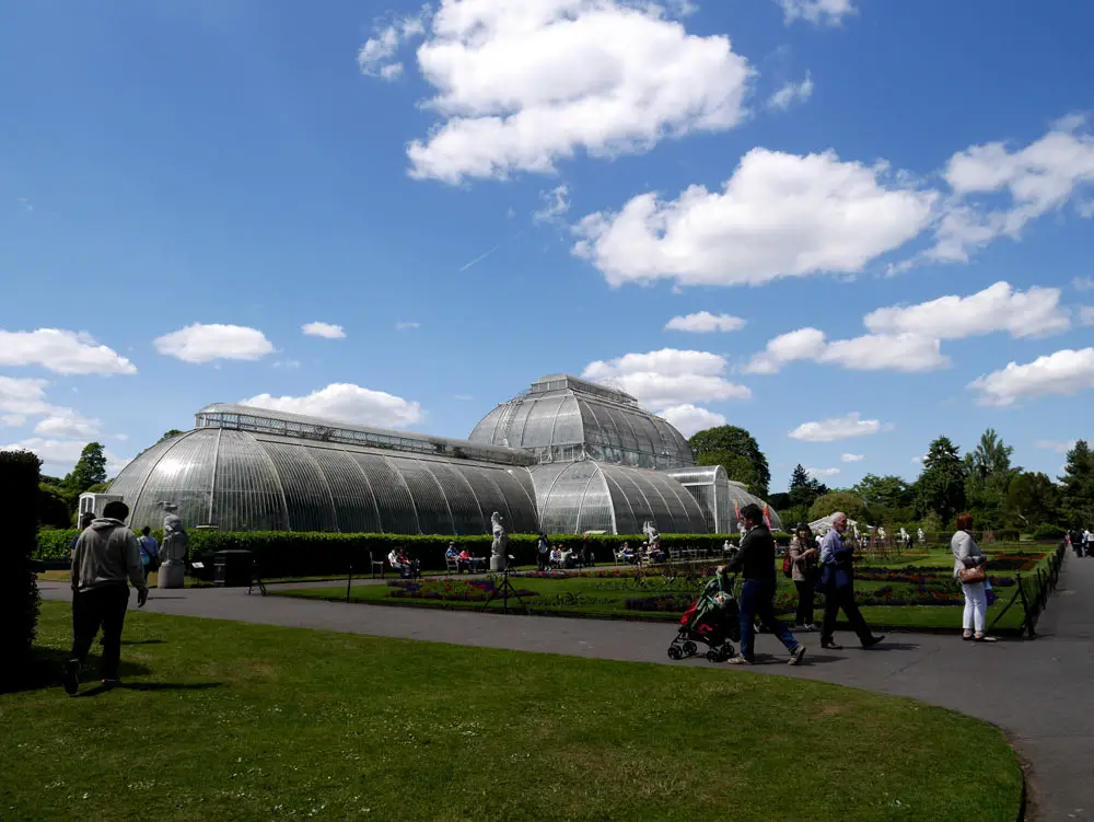 The Palm House with its wrought iron structure, Kew Garden, London, UK | Laugh Travel Eat