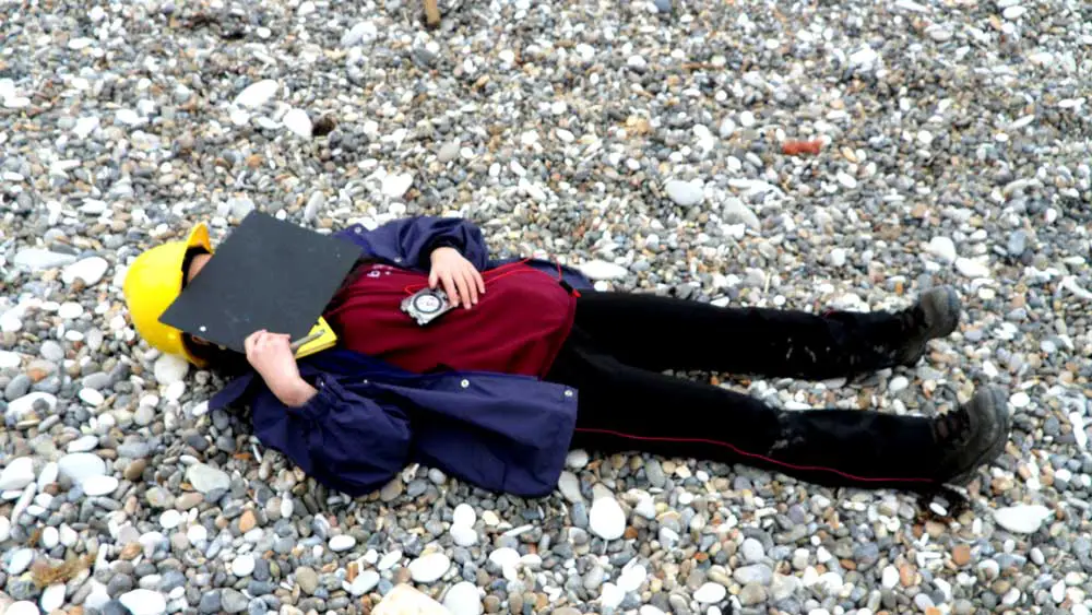 Alone, on a beach.... on a field trip