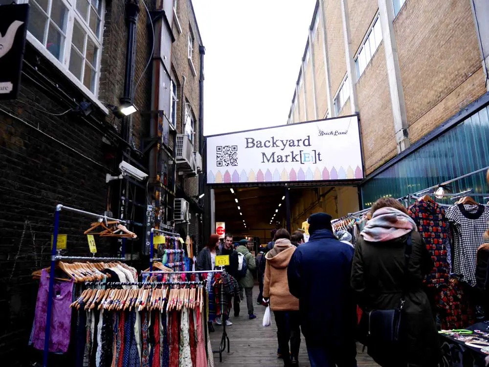 Backyard Market in Brick Lane, East London, UK | Laugh Travel Eat