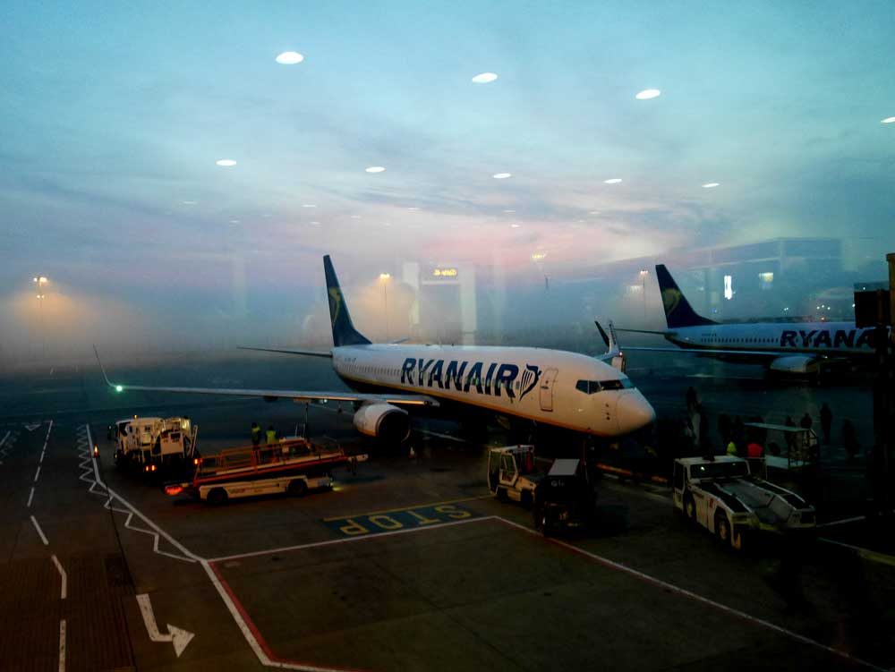Ryan Air, Gatwick Airport, London, UK | Laugh Travel Eat