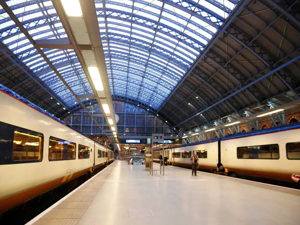 Eurostar, kings cross station, London | Laugh Travel Eat