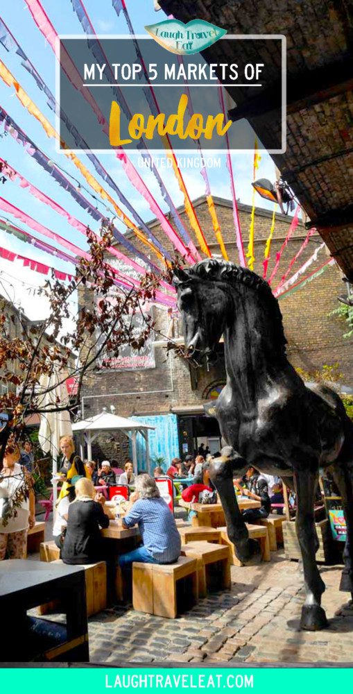 London has a million markets, from your average small farmers market to the world famous Portobello Marke - you can't visit them all, but here's my top 5 you should visit. #London #Market #UK #England