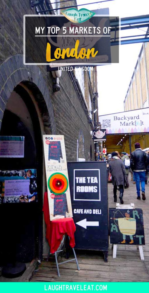 London has a million markets, from your average small farmers market to the world famous Portobello Marke - you can't visit them all, but here's my top 5 you should visit. #London #Market #UK #England