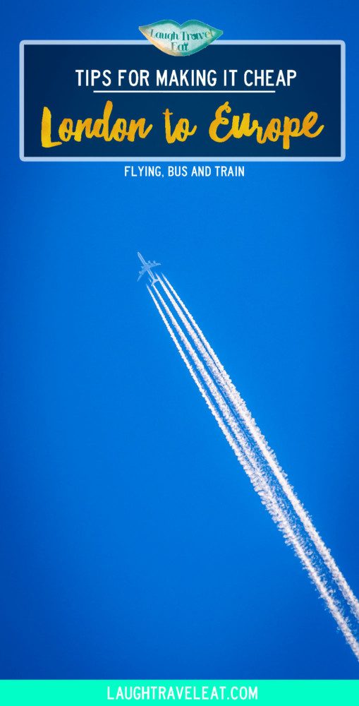 Want to get from London to Europe on the cheap? With 4 airports, trains, and bus routes, here are some ways how to get to Europe for cheap #Europe #London 