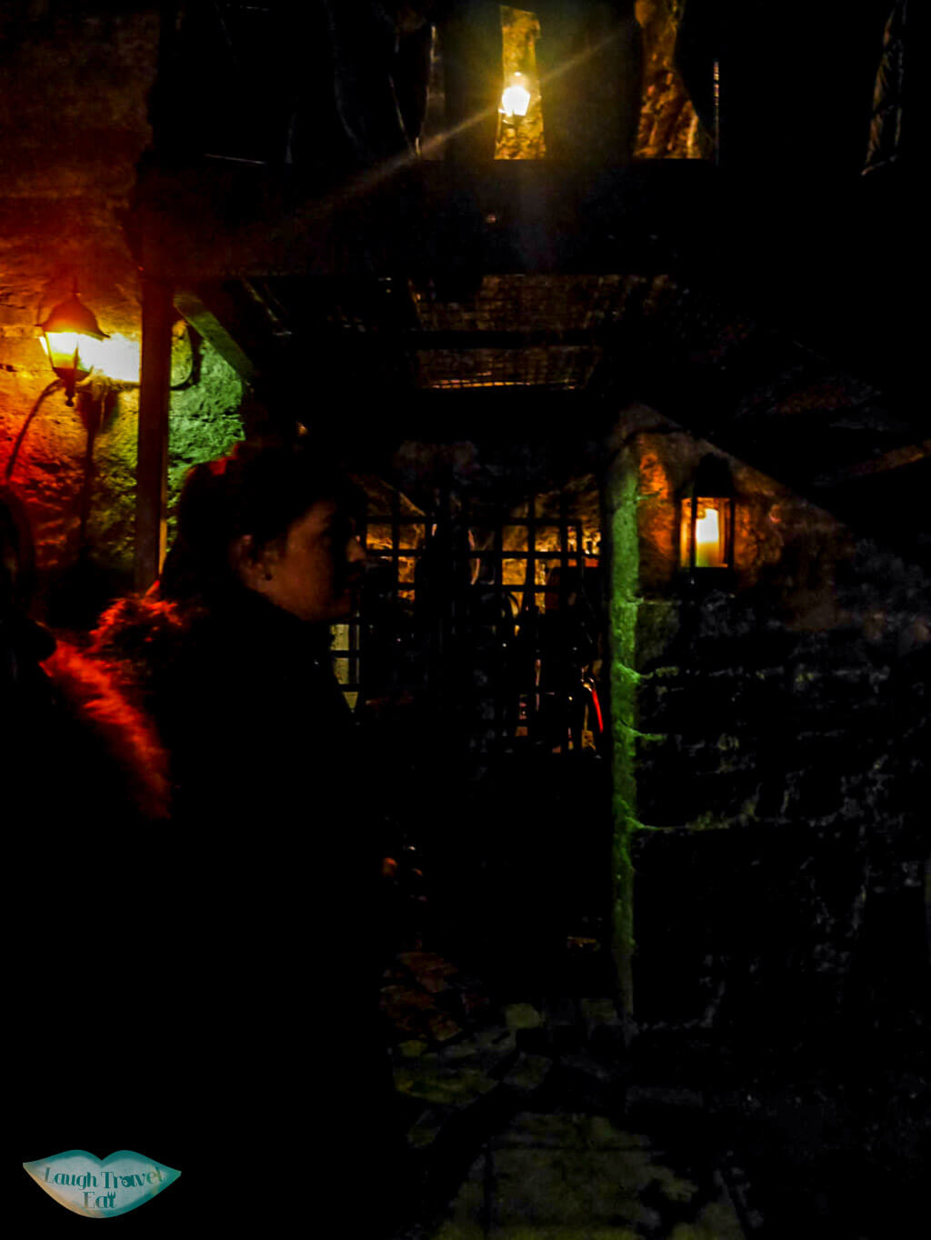Inside South Bridge Vault in Edinburgh, Scotland with the Double Dead Tour - Laugh Travel Eat