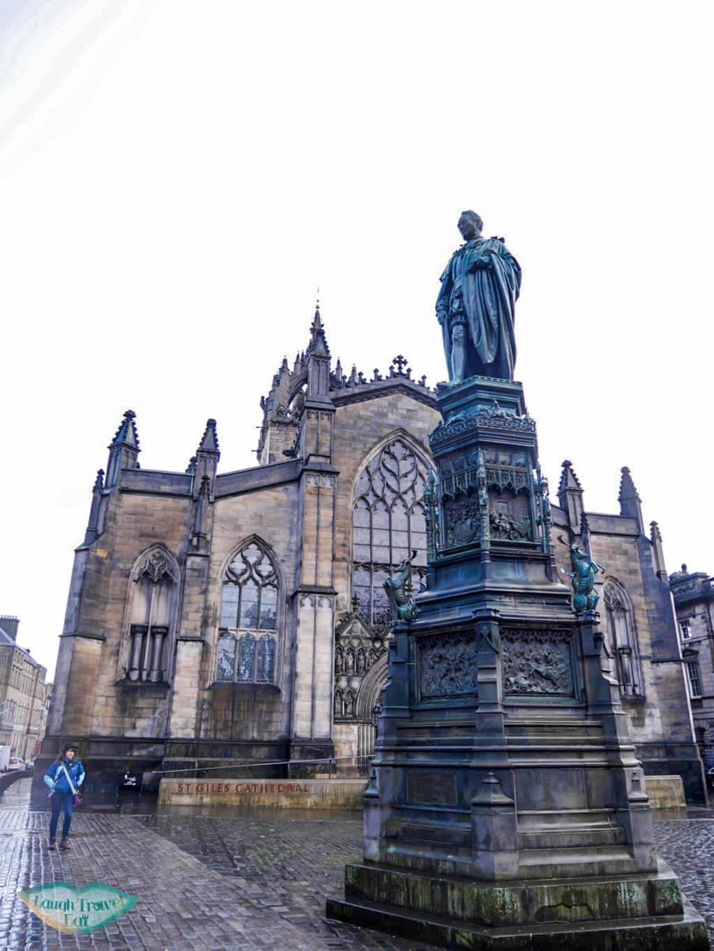St Gile's Cathedral in the bleak Scottish winter - Laugh Travel Eat