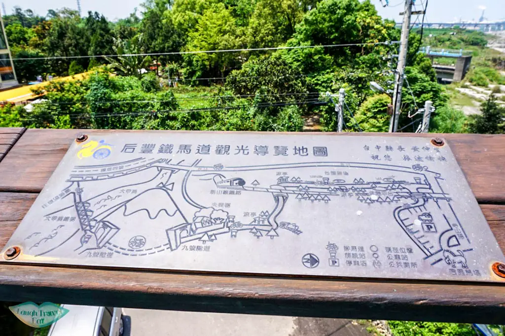Map of Ho Fon Bikeway in Taichung, Taiwan - Laugh Travel Eat
