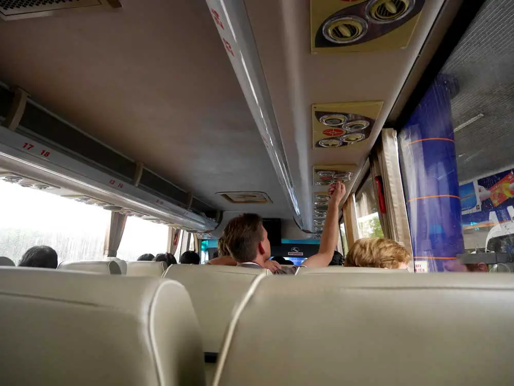 Tourist bus, Hue to Phong Nha, Vietnam | Laugh Travel Eat