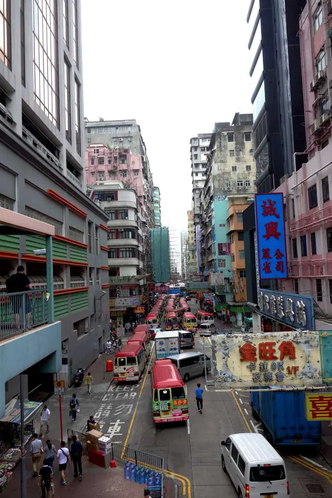 Red minibuses in Hong Kong | Laugh Travel Eat