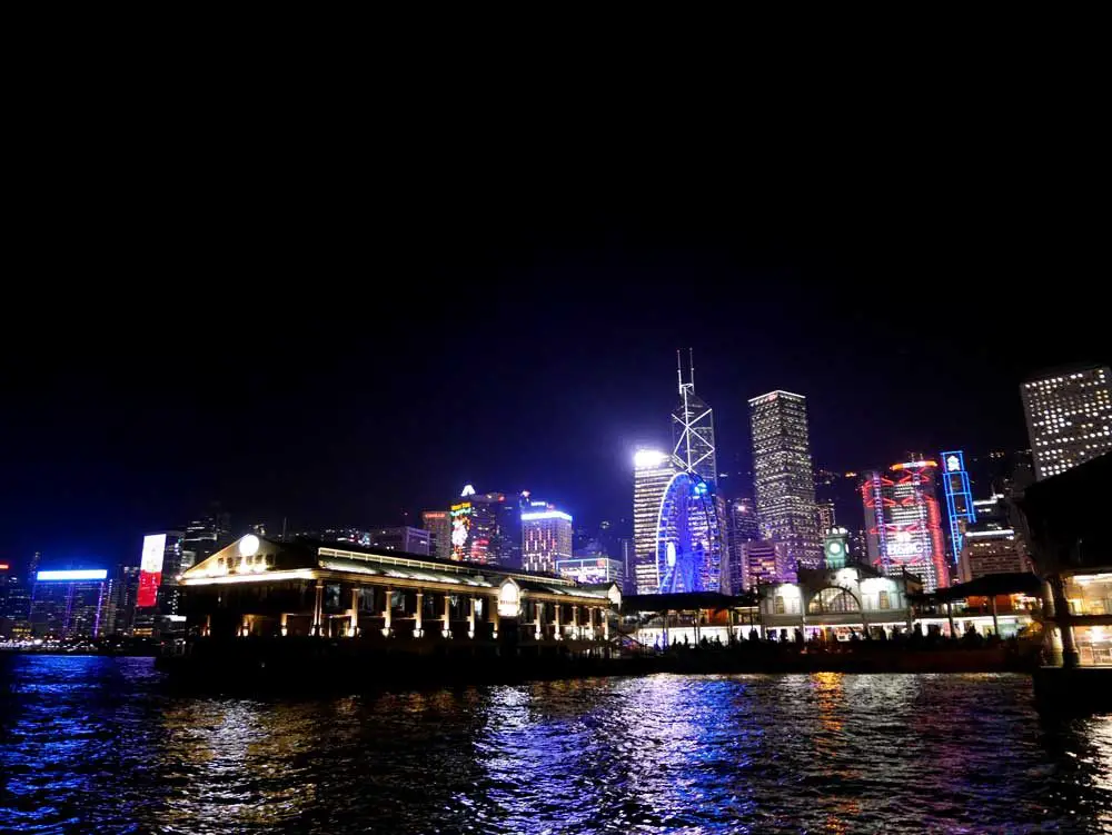 Tsim Sha Tsui Pier at night, Hong Kong | Laugh Travel Eat