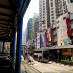 Getting a good view of Hong Kong from my second decker seat on the tram!, Hong Kong | Laugh Travel Eat
