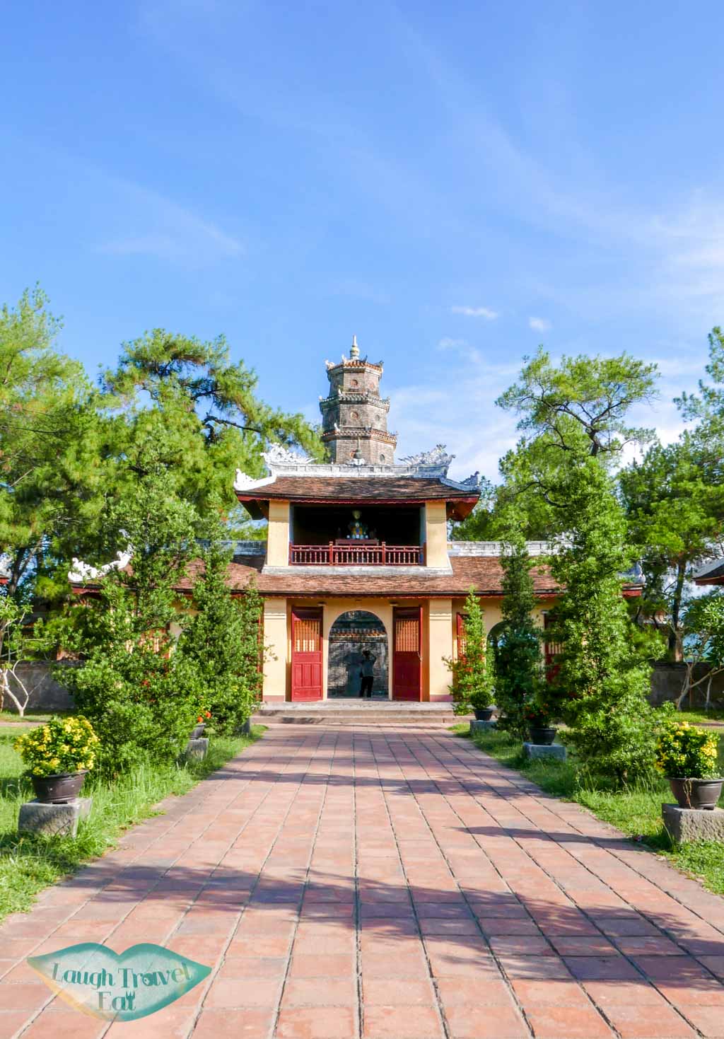 Small temple behind Thien Mu Pagonda, Hue, Vietnam - Laugh Travel Eat