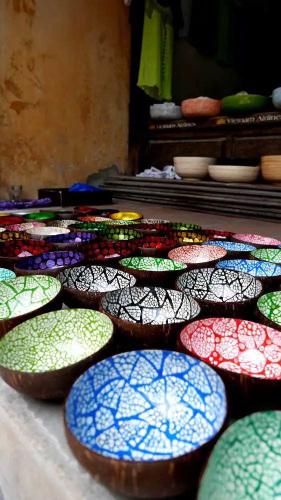 Coconut bowls in Hoi An, Vietnam | Laugh Travel Eat