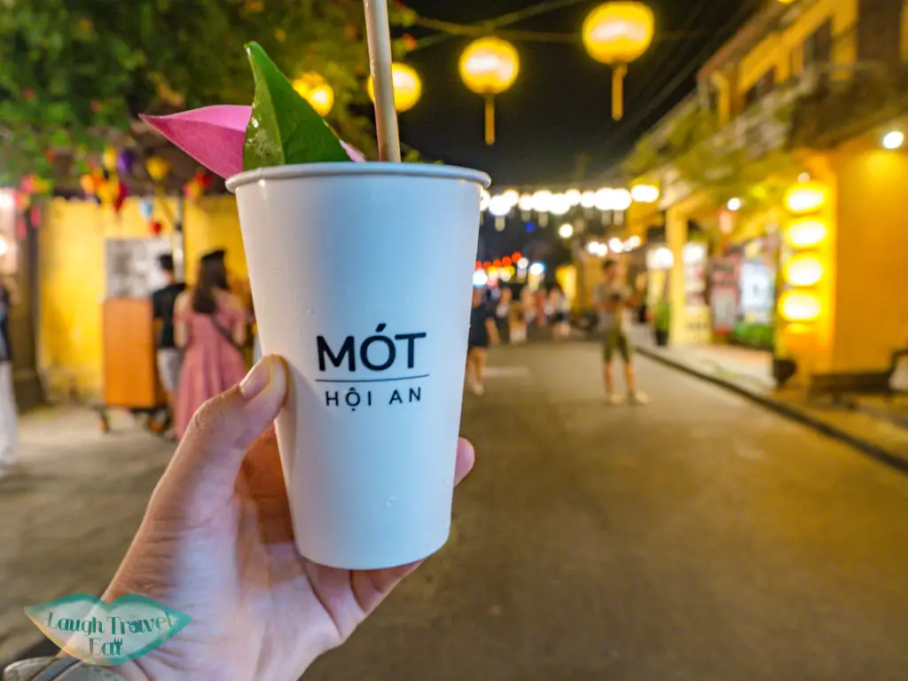 mot drink hoi an vietnam - laugh travel eat