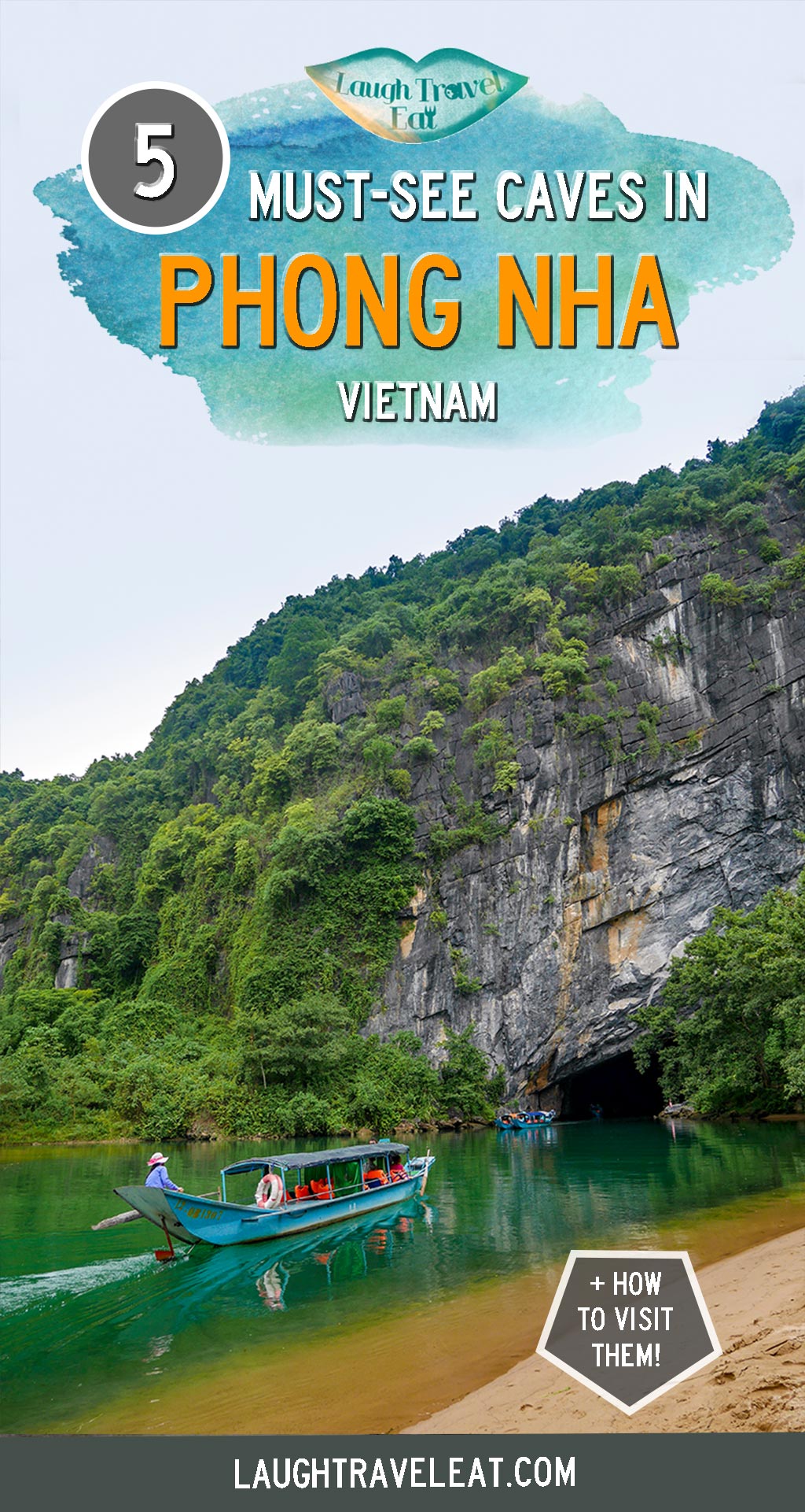 Phong Nha is a small town in north central Vietnam with one of the best cave structures in the world. Here's where to stay, what to eat, and how to visit these amazing caves #PhongNha #Vietnam