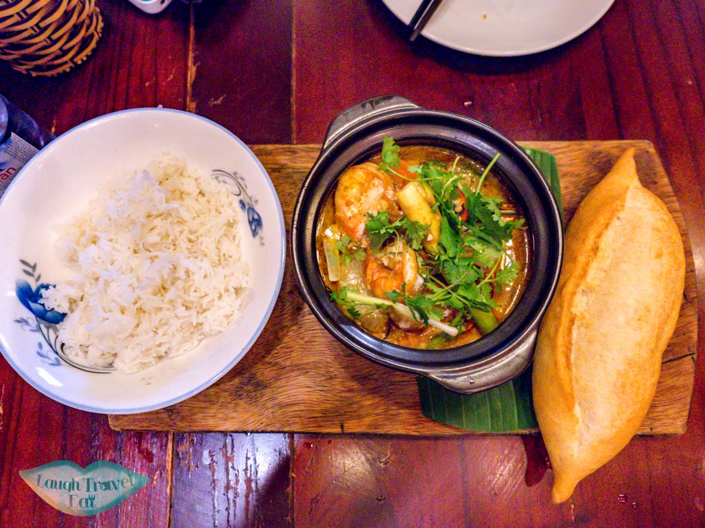 shrimp curry morning glory original hoi an vietnam - laugh travel eat