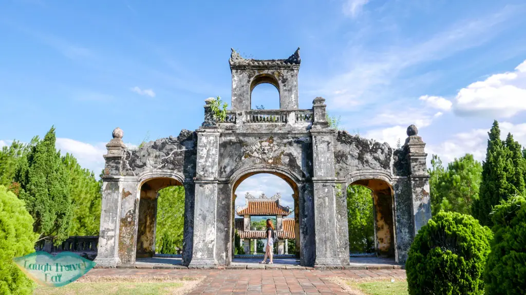 the back of Temple of Literature, Hue, Vietnam - Laugh Travel Eat
