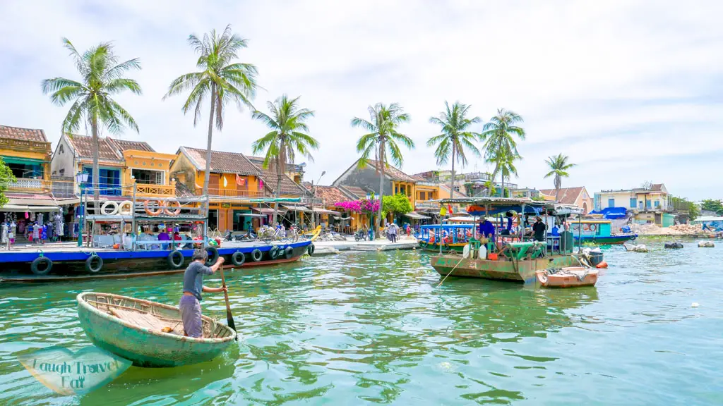 habour pier in Old Town Hoi An, Vietnam - Laugh Travel Eat