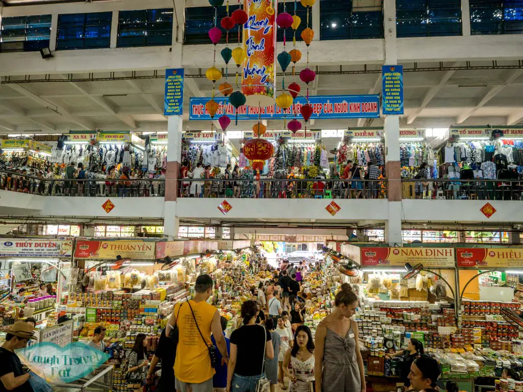inside han market danang vietnam - laugh travel eat