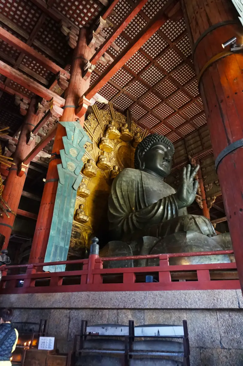 Bronze Buddha statue at Todaiji at Nara, Japan | Laugh Travel Eat