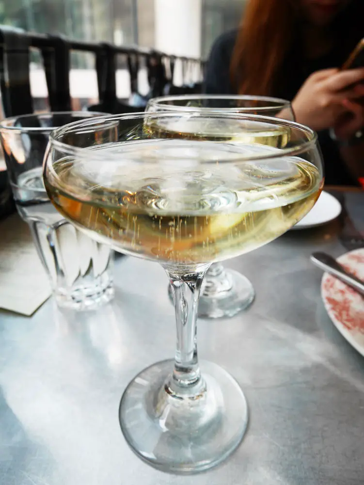 Free flow proseco at Mr and Mrs Fox brunch
