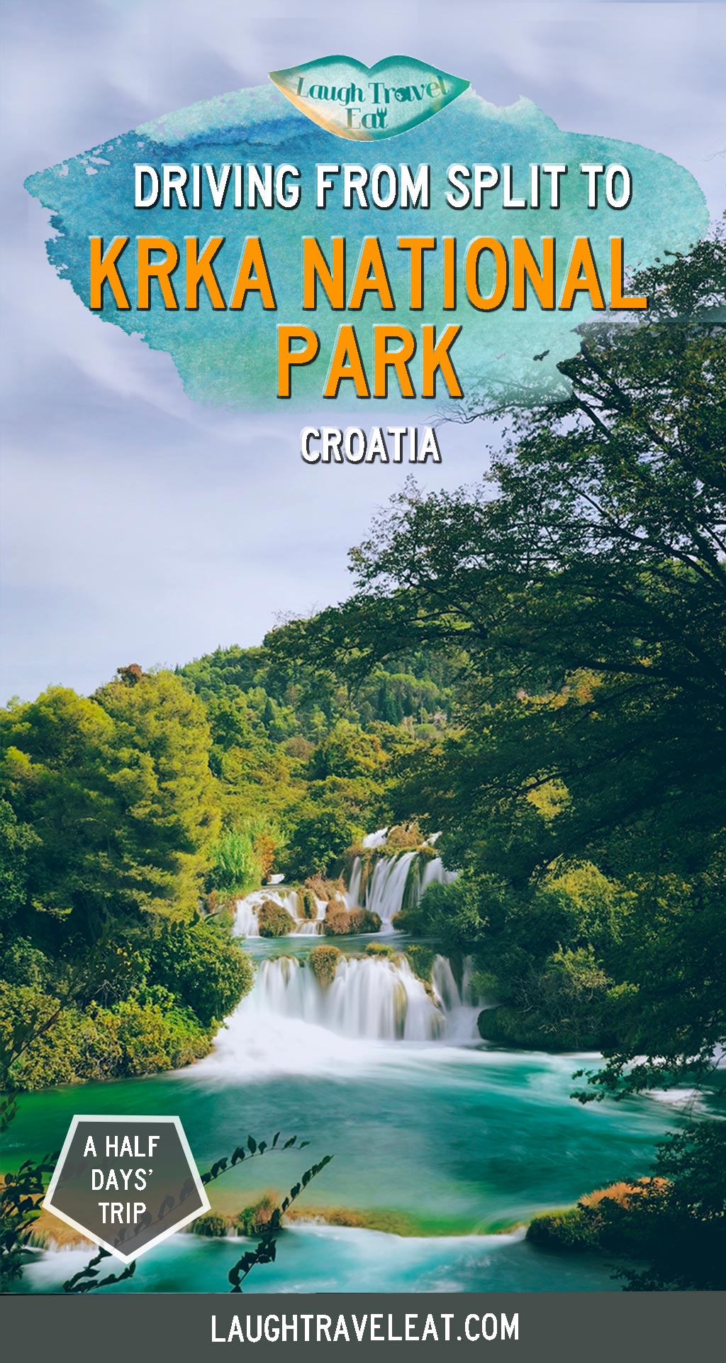 Krka National Park is the less famous sibling of Plitvice in Croatia. Located between Split and Zadar, it's a perfect day trip destination. Here's a self drive guide to Krka from Splie: #Krka #NationalPark #Croatia