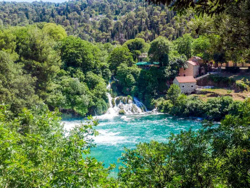 krka national park waterfall cratia