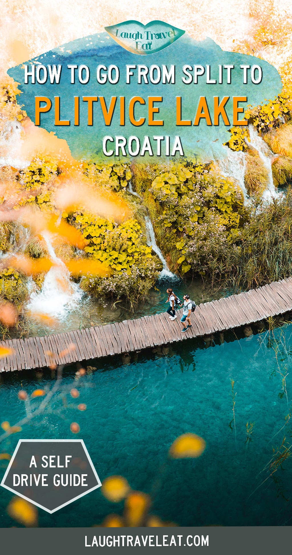 Plitvice National Park is the most famous gem in Croatia and a must visit! Here is how you can drive there to visit on a day from Split to Plitvice Lakes #plitvicelakes #croatia #split