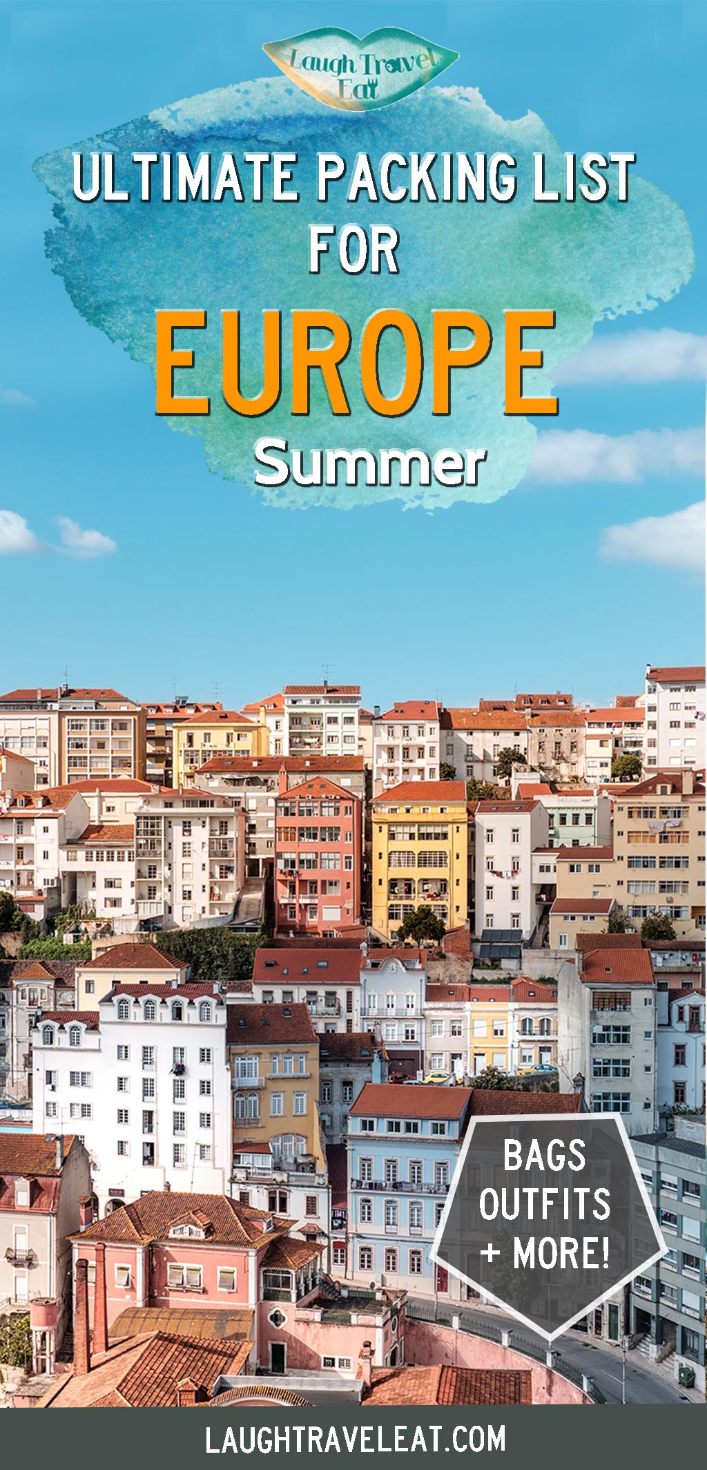 Heading to Europe for summer? Here's a packing list for 3 weeks, including the best luggage, bags, clothes, and essentials #europe #packinglist #summer