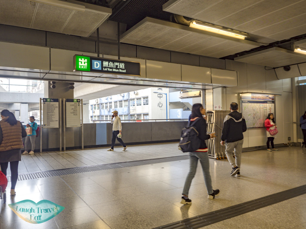 kwun tong station exit D hong kong - laugh travel eat