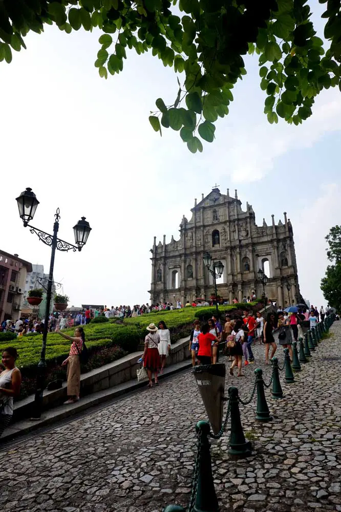 Ruin of St Paul view from the side, Macau | Laugh Trave Eat