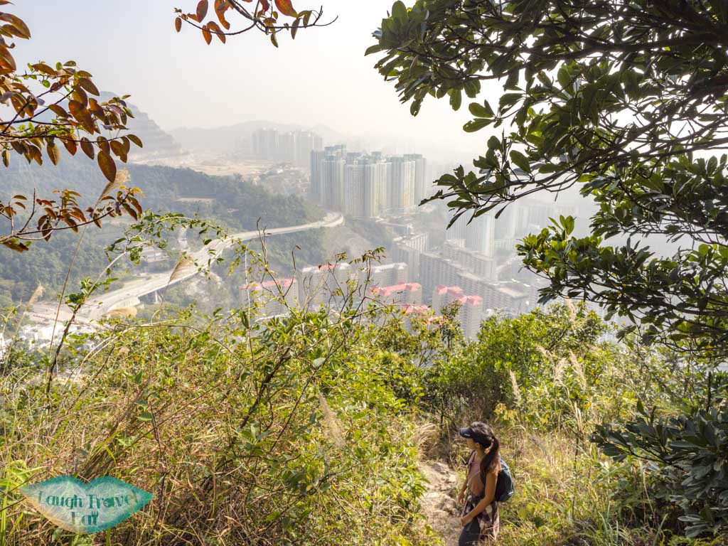 trail up from left of split suicide cliff kowloon hong kong - laugh travel eat-3
