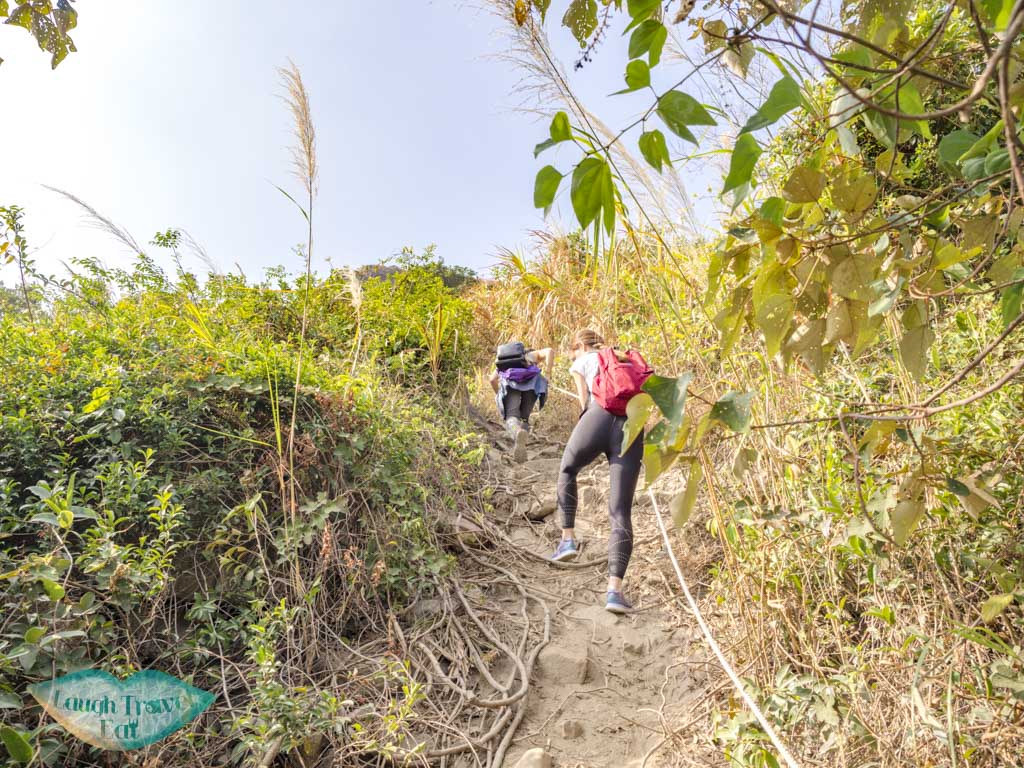 trail up from left of split suicide cliff kowloon hong kong - laugh travel eat-3