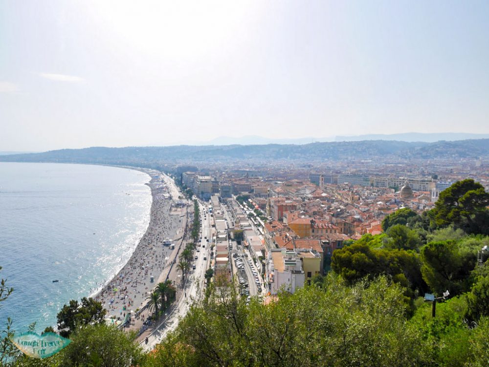 view of nice from castle hill south of france | laugh Travel eat