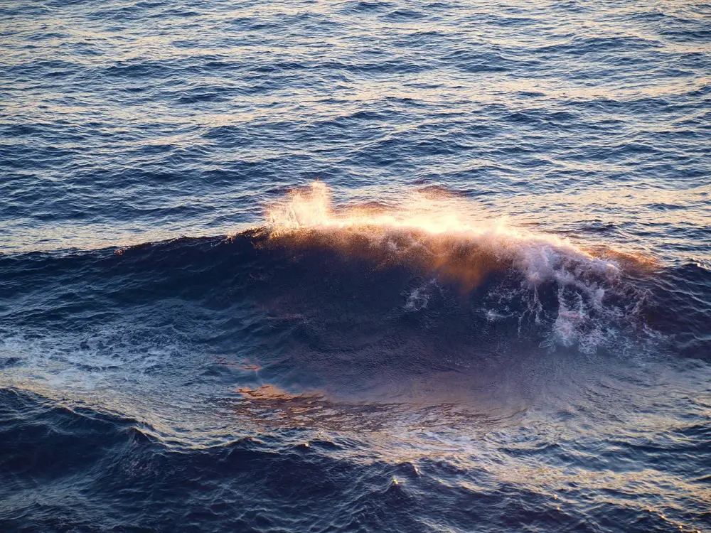 Wave jumping is a Brazil New Year Tradition