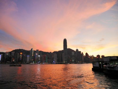 Sunset at Tsim Sha Tsui Promenade, Hong Kong | Laugh Travel Eat