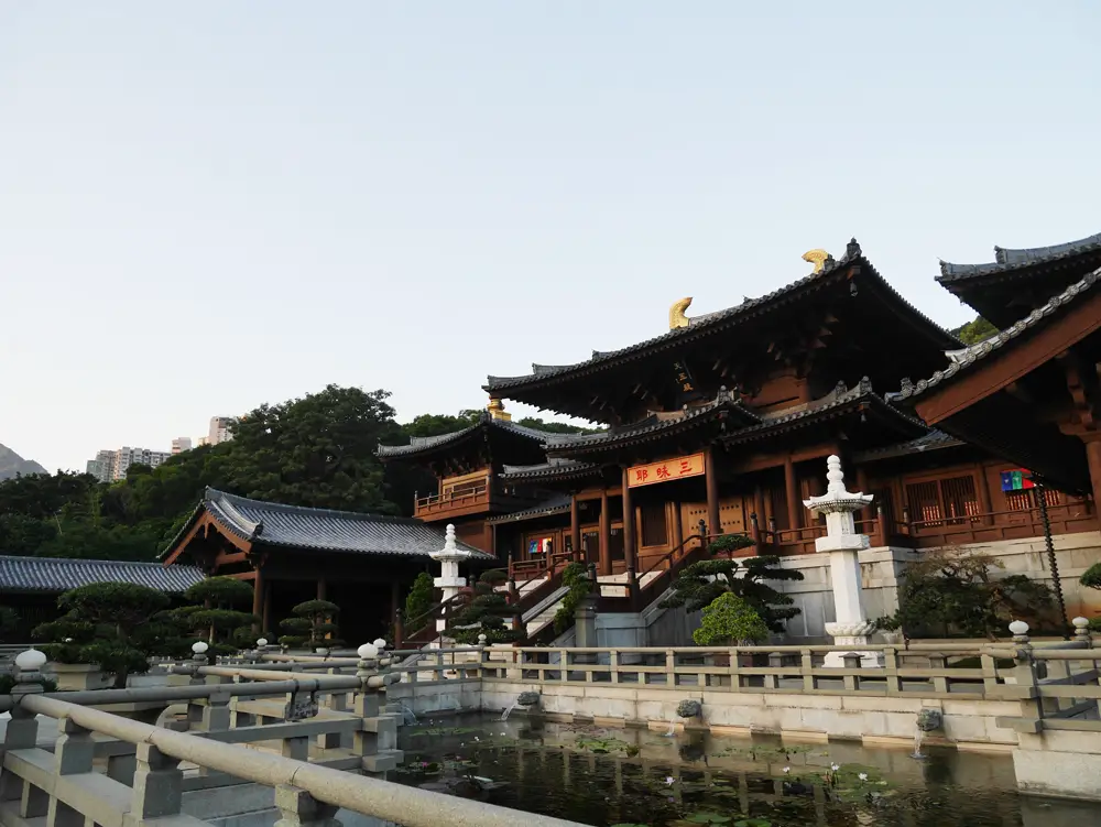香港鑽石山木建唐式的志蓮淨苑