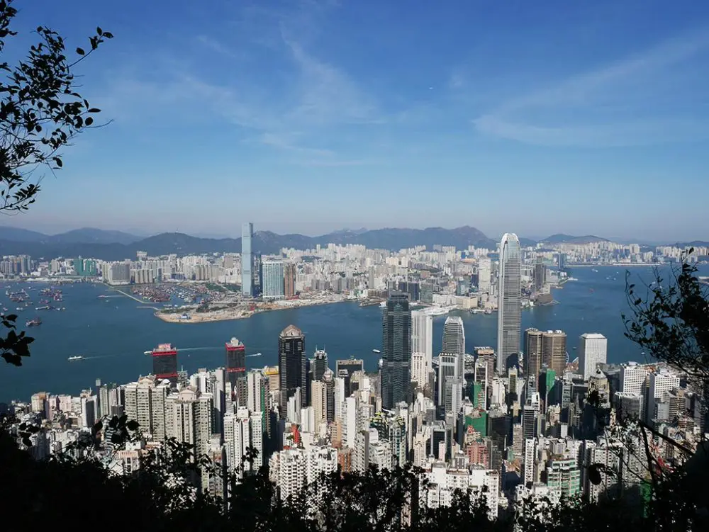 View of Kowloon Peninsular from Luggard Road start, Hong Kong | Laugh Travel Eat