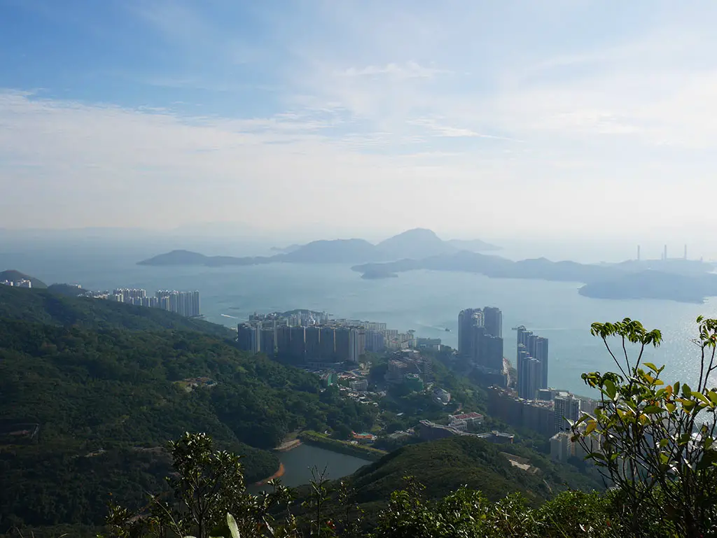 西高山往南看薄扶林,香港