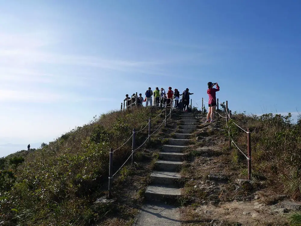 viewing platform at the end of West High Hill, Hong Kong | Laugh Travel Eat
