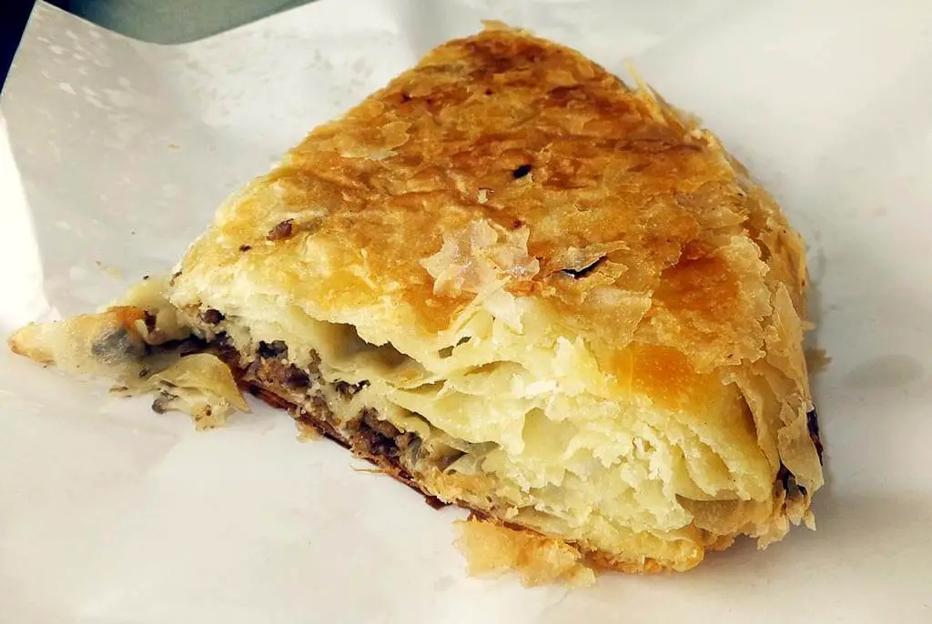Burek Croatia snack
