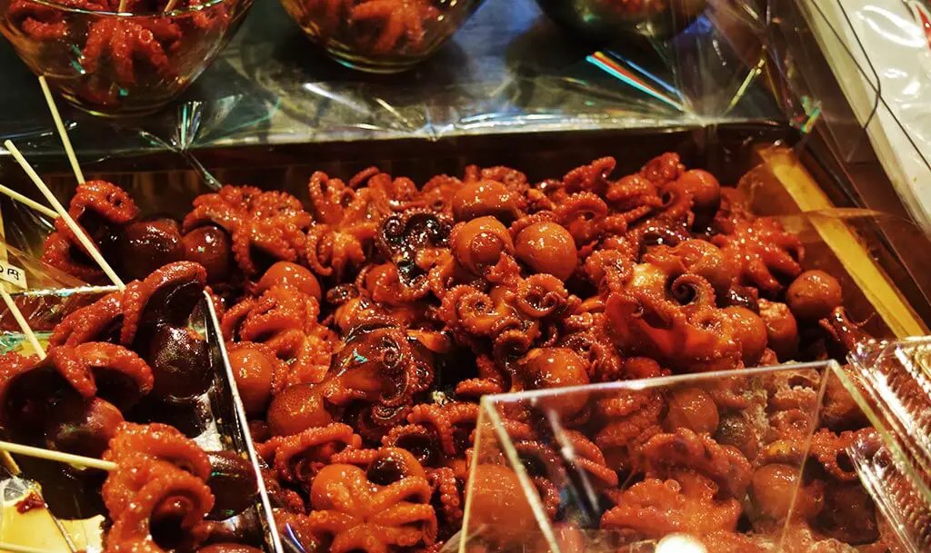 Octopus on a stick, Japan