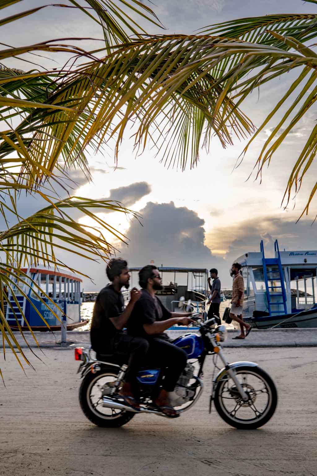 around the main road Maafushi Maldives - laugh travel eat