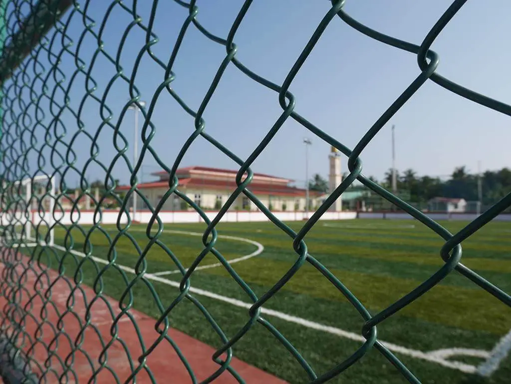 New football pitch, Gaafaru, Maldives | Laugh Travel Eat