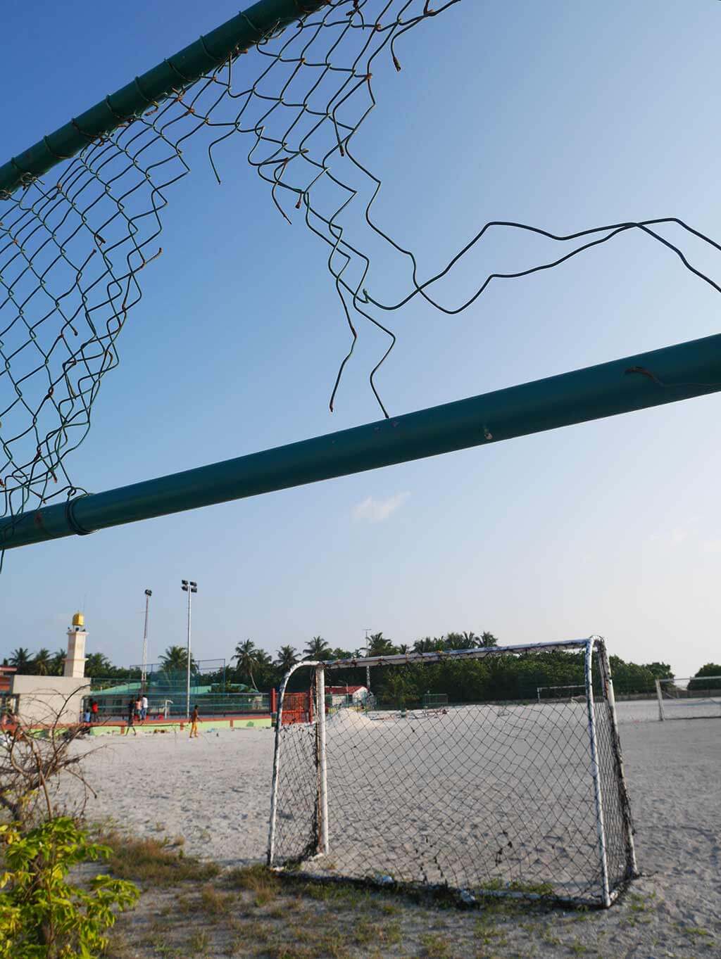 Old football patch, Gaafaru, Maldives | Laugh Travel Eat
