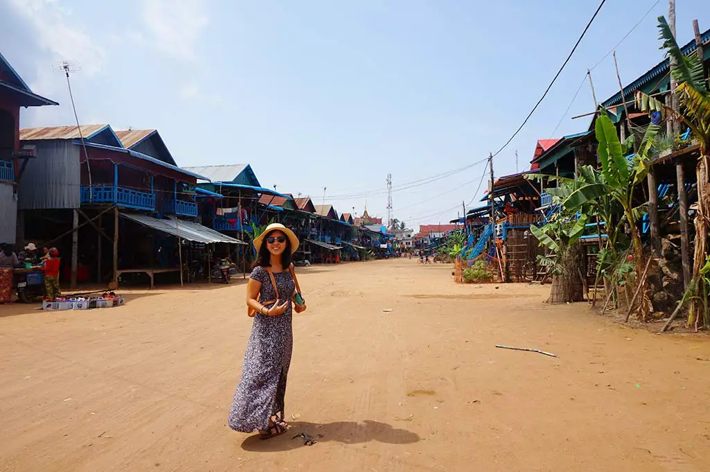 Kompong Pluk floating village single road, Siem Reap, Cambodia | Laugh Travel Eat