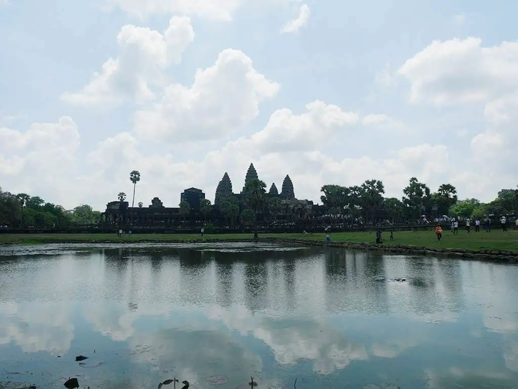 Angkor Wat reflection pool, Cambodia | Laugh Travel Eat
