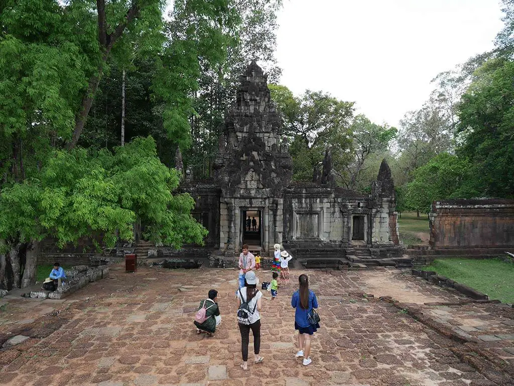 Elephant terrace that links to the palace, Angkor THom, Cambodia | Laugh Travel Eat