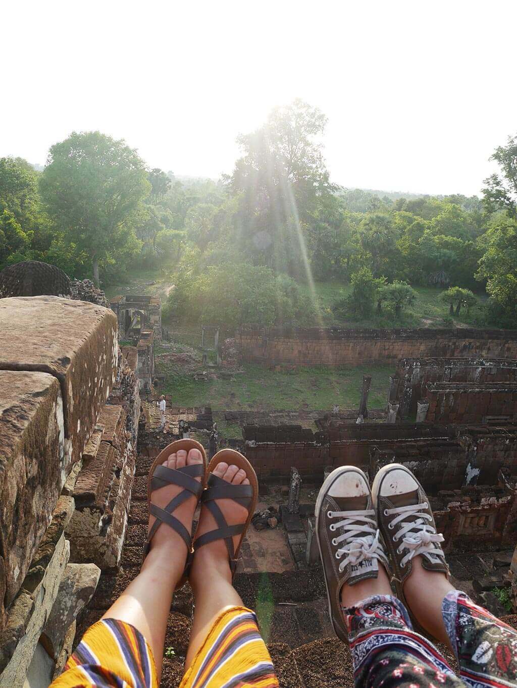 Waiting for sunset at Pre Rup Temple, Angkor Thom, Cambodia | Laugh Travel Eat